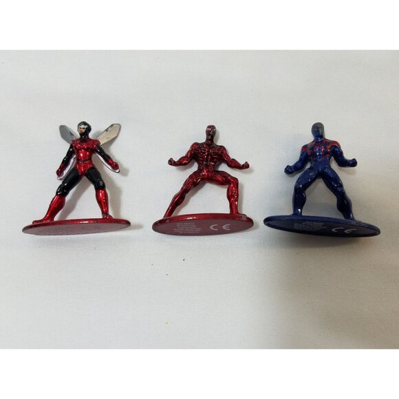 Marvel Nano Metalfigs mixed lot of 18 figures Spider-verse Spider-man Thanos - Picture 15 of 16